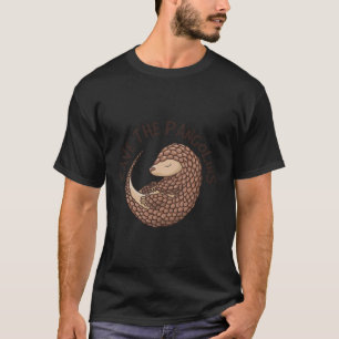 T-shirt Sauvez Les Pangolins Drôle Mignonne Animal Pangoli