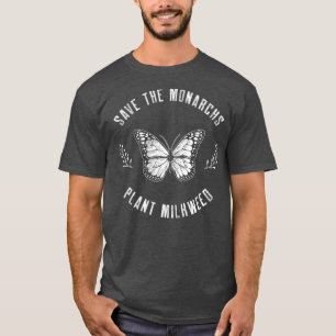 T-shirt Sauvez les papillons Plantes Monarques