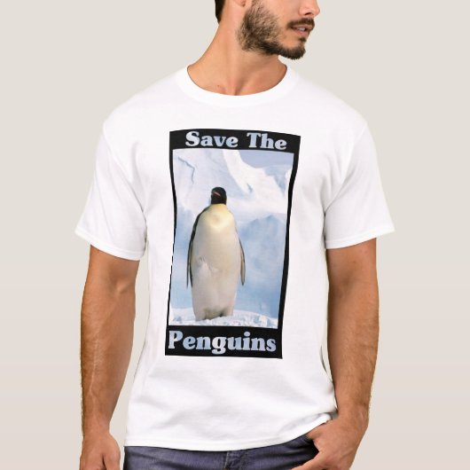 T-shirt Sauvez les pingouins (Devant)