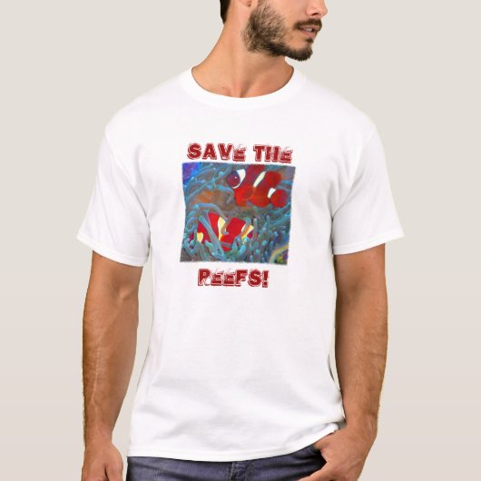 T-SHIRT SAUVEZ LES RÉCIFS ! (Devant)