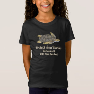 T-Shirt Sauvez les tortues de mer Océan Faune Habitats Cl