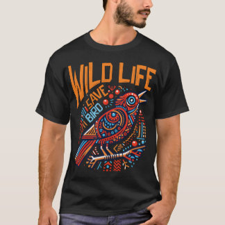T-shirt Sauvez l'oiseau dans l'ami animal