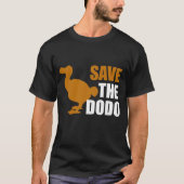 T-shirt Sauvez L'Oiseau De Dodo ! (Devant)