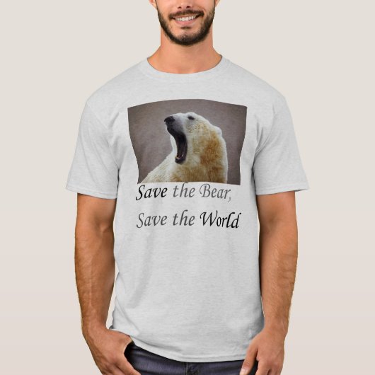 T-shirt Sauvez l'ours (Devant)