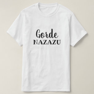 T-shirt Sauvez-moi en basque, Gorde nazazu
