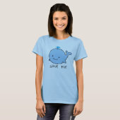 T-shirt "Sauvez-moi" la baleine T (Devant entier)