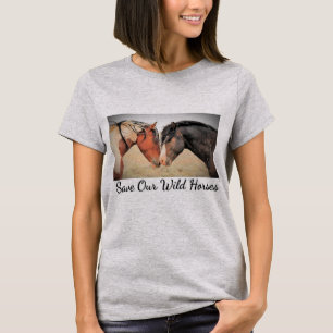 T-shirt Sauvez nos chevaux sauvages