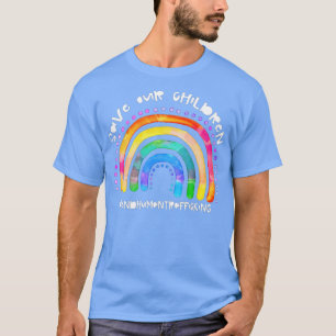T-shirt Sauvez nos enfants et mettez fin à la traite des ê