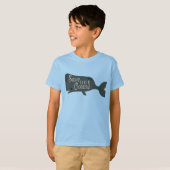T-shirt Sauvez nos océans Baleine De l'environnement (Devant entier)