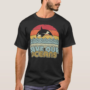 T-shirt Sauvez nos océans, Orca Whale