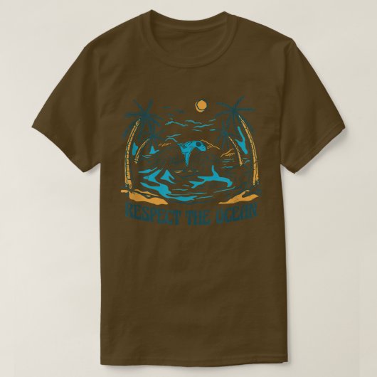 T-shirt Sauvez nos océans Orca Whale - Shark Ocean (Design devant)