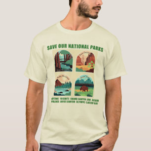 T-shirt Sauvez nos parcs nationaux