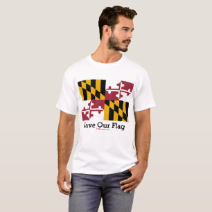 T-shirt Sauvez notre chemise de drapeau