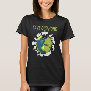 T-shirt Sauvez notre maison Animaux Conservation de la fau
