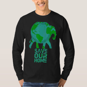 T-shirt Sauvez notre maison Animaux Conservation de la fau