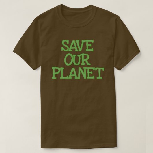 T-shirt Sauvez notre planète (Design devant)