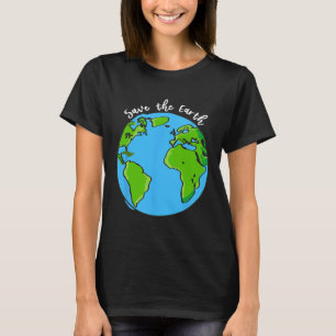 T-shirt Sauvez Notre Planète Jour des terres T Chemise Pou