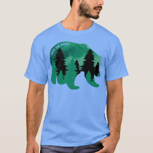 T-shirt Sauvez notre Woods De l'environnement Protection O