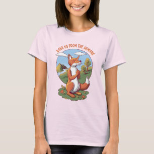 T-shirt Sauvez-nous des humains – Conception du renard qui