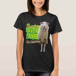 T-shirt Sauvez Un Agneau Mangez Un Végétarien Humour Végét