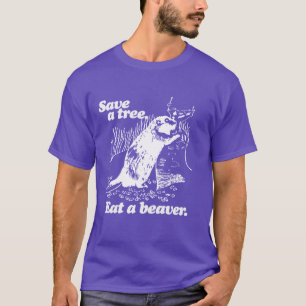 T-SHIRT SAUVEZ UN ARBRE - BLANC - .PNG