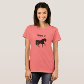 T-shirt Sauvez un cheval... (Devant entier)