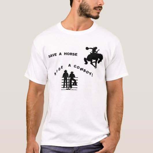 T-shirt Sauvez un cheval… (Devant)