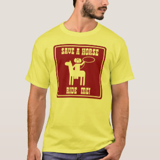 T-shirt Sauvez un cheval me montent