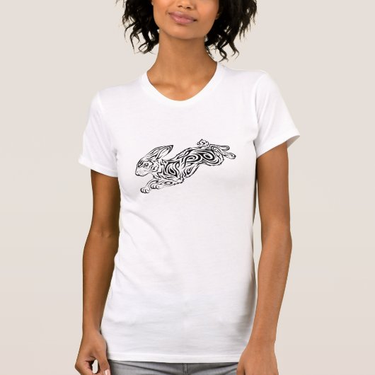 T-shirt Sauvez un lapin, sauvez une pièce en t de la vie (Devant)