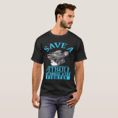 T-shirt Sauvez Un Pitbull Euthanasier Un Chien Combat Pitb (Devant entier)