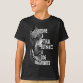 T-shirt Sauvez Un Pitbull Euthanasier Un Chien Fighter Amu (Devant)