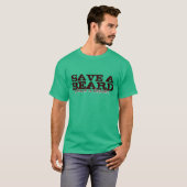 T-shirt Sauvez une barbe (Devant entier)