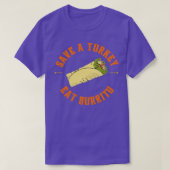 T-shirt Sauvez une dinde mangez burrito (Design devant)