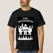 T-shirt Sauvignon Blanc Vin Drinker (Devant)