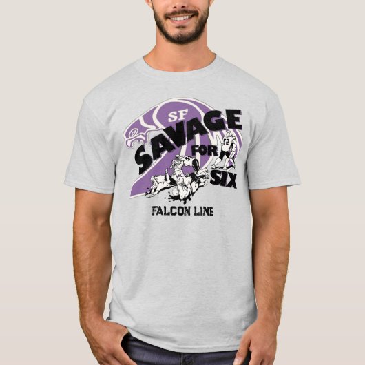 T-Shirt Savage pour Six (Devant)