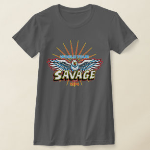 T-shirt Savage World Tour X-23 Cosplay X23 Laura Kinney
