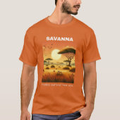 T-shirt Savanna Sunscape Adventure Tee (Devant)