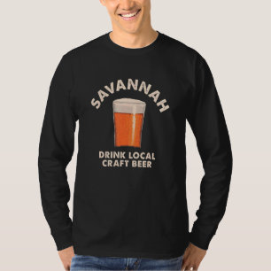 T-shirt Savannah Boire Bière artisanale locale Géorgie Boi
