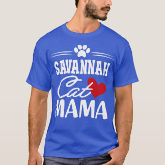 T-shirt Savannah Cat Mama