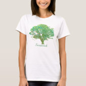 T-shirt Savannah Georgia Tree (Devant)