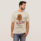 T-shirt Savannah Praline "Sweet & Nutty" LGBTQIA+ Pride (Devant entier)