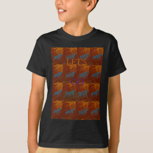 T-shirt Savannah Safari Lets Go Zebra Hakuna Matata mot