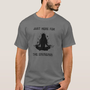 T-shirt Savasana Méditation Yoga Et Yogi Nouvel Âge Fitnes