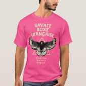T-shirt Savate French Kickboxing Eagle (Devant)