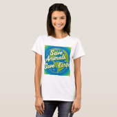 T-shirt Save Animals, Save Earth - Éco-Friendly (Devant entier)