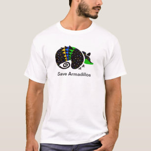 T-shirt Save ARMADILLOS - Animal en voie de disparition -