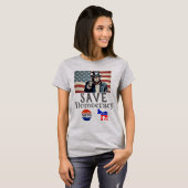T-shirt Save Democracy (Devant entier)