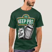 T-shirt Save PBS (3) (Devant)