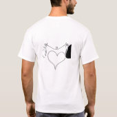 T-shirt Save The Date Elegant Script Minimal Design (Dos)