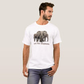 T-shirt Save the Elephants (Devant entier)
